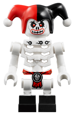 LEGO Minifigure-Krazi - Red Loincloth, Jester's Cap (70592)-Ninjago-NJO247-Creative Brick Builders